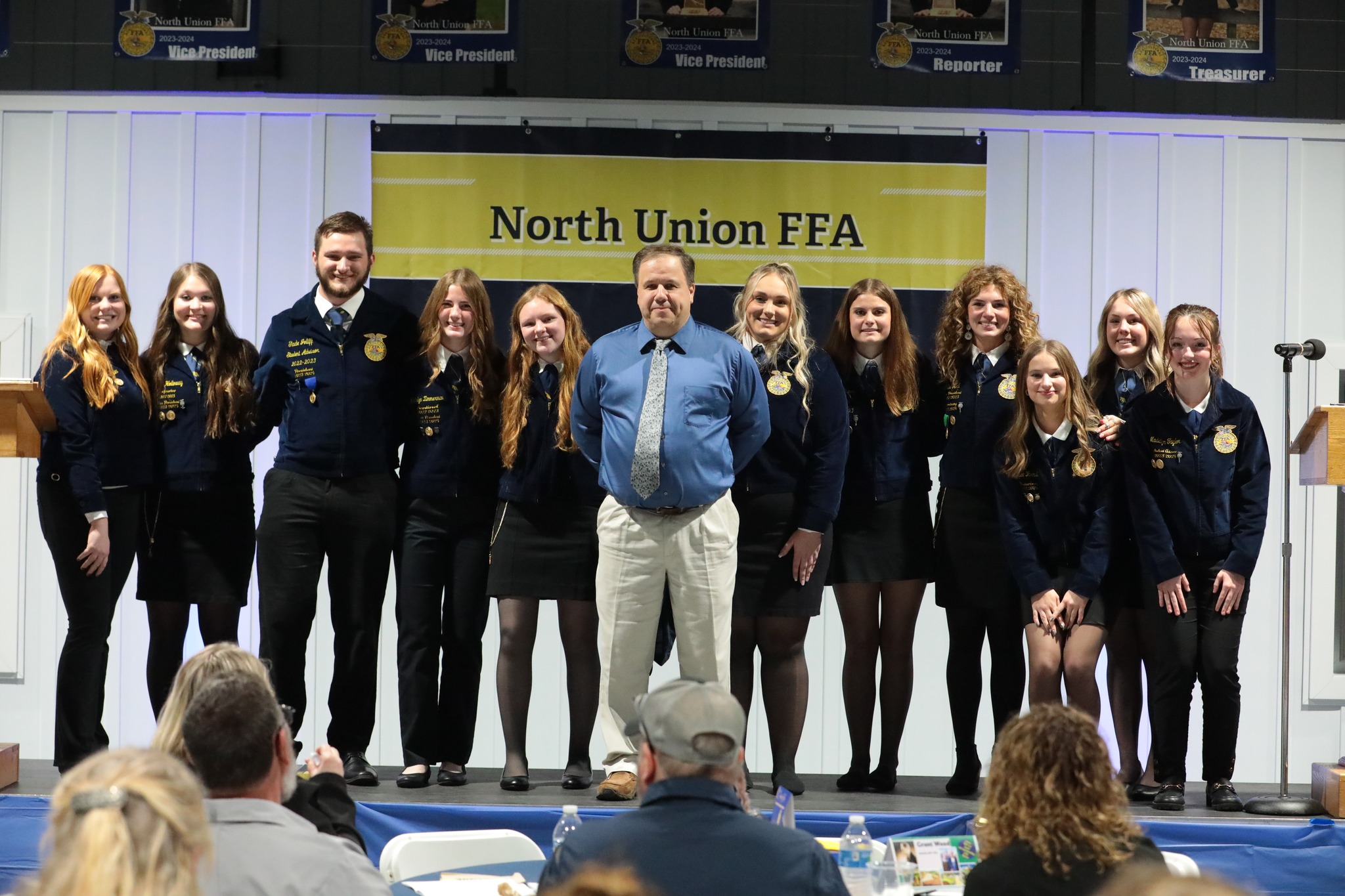 Indoor awards ceremony group | The Grange Hall